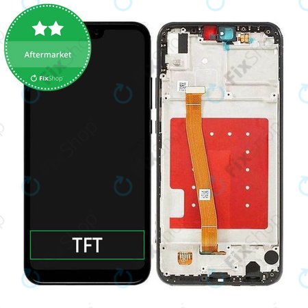 Huawei P20 lite - Ecran LCD + Sticlă Tactilă + Ramă (Black) TFT