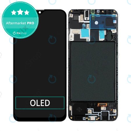 Samsung Galaxy A20 A205F - Ecran LCD + Sticlă Tactilă + Ramă OLED