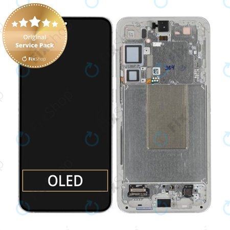 Samsung Galaxy S24 Plus S926B - Ecran LCD + Sticlă Tactilă + Ramă (Marble Grey) - GH82-33410B Genuine Service Pack