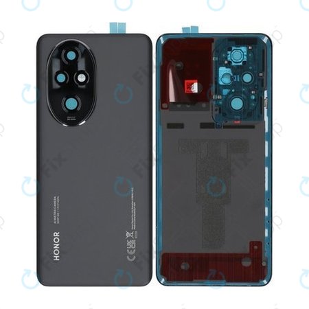 Honor 200 Pro - Carcasă Baterie (Black) - 0235AKNT Genuine Service Pack