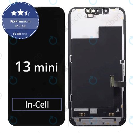 Apple iPhone 13 Mini - Ecran LCD + Sticlă Tactilă + Ramă In-Cell FixPremium