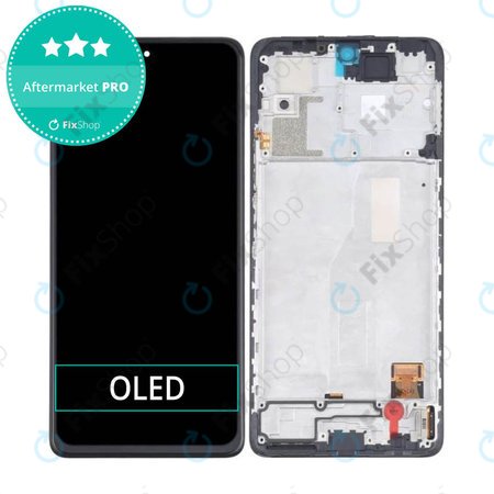 Xiaomi Redmi Note 10 Pro - Ecran LCD + Sticlă Tactilă + Ramă (Black) OLED