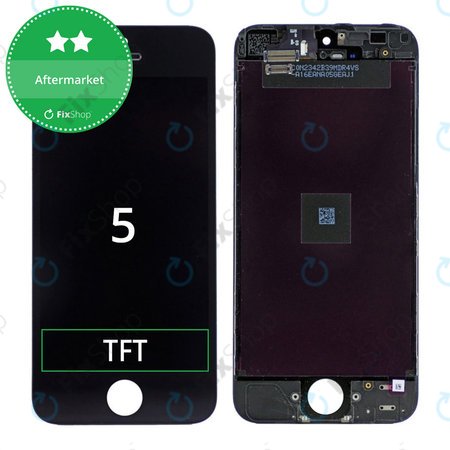 Apple iPhone 5 - Ecran LCD + Sticlă Tactilă + Ramă (Black) TFT