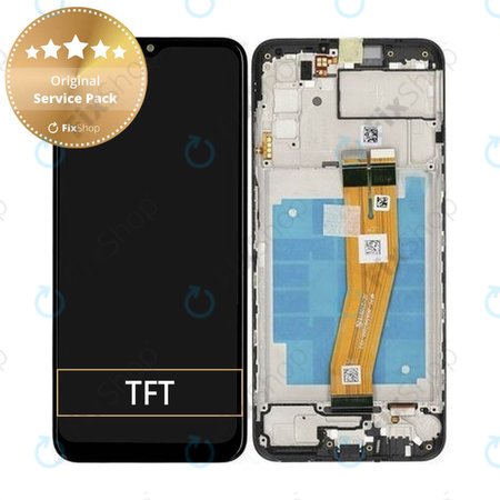 Samsung Galaxy A03s A037G - Ecran LCD + Sticlă Tactilă + Ramă (Non EU) - GH81-21232A Genuine Service Pack