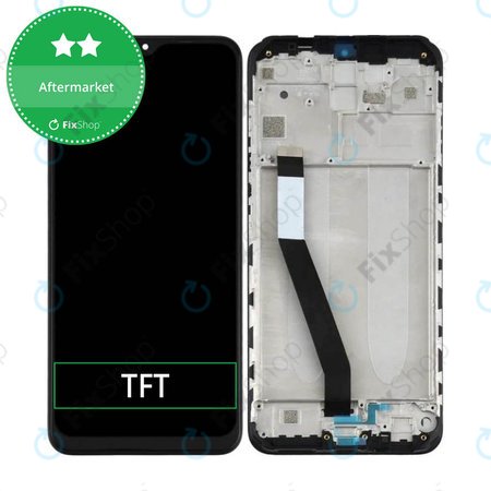 Xiaomi Redmi 9 - Ecran LCD + Sticlă Tactilă + Ramă (Black) TFT