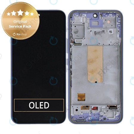 Samsung Galaxy A54 5G A546B - Ecran LCD + Sticlă Tactilă + Ramă (Light Violet) - GH82-31231D, GH82-31232D Genuine Service Pack