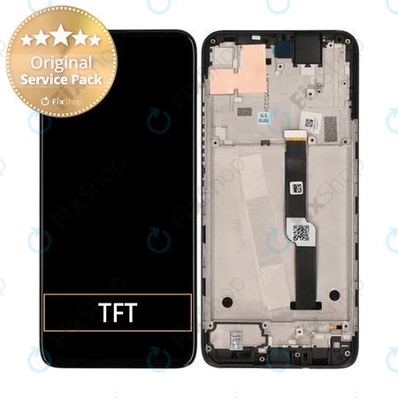 Motorola One Fusion Plus - Ecran LCD + Sticlă Tactilă + Ramă (Twilight Blue) - 5D68C16856 Genuine Service Pack