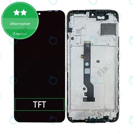 Infinix Note 12 - Ecran LCD + Sticlă Tactilă + Ramă (Force Black) TFT