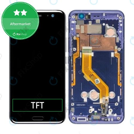 HTC U11 - Ecran LCD + Sticlă Tactilă + Ramă (Blue) TFT