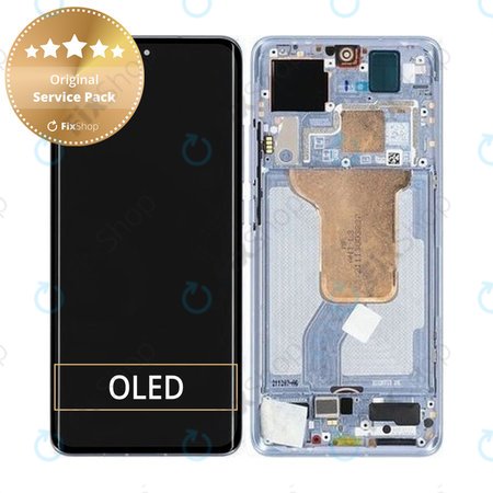 Xiaomi 12, 12X - Ecran LCD + Sticla Tactilă + Ramă (Blue) - 5600040L3A00, 56000400L300 Genuine Service Pack