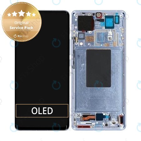 Xiaomi 12 Pro 2201122C 2201122G - Ecran LCD + Sticla Tactilă + Ramă (Blue) - 56000400L200, 56000900L200 Genuine Service Pack