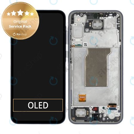 Samsung Galaxy A35 A356B - Ecran LCD + Sticlă Tactilă + Ramă (Awesome Navy) - GH82-34223A Genuine Service Pack