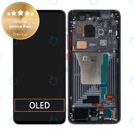 Xiaomi Pocophone F2 Pro - Ecran LCD + Sticlă Tactilă + Ramă (Cyber Grey) - 56000G0J1100 Genuine Service Pack