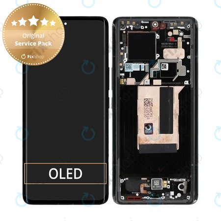 Xiaomi 13 Ultra - Ecran LCD + Sticlă Tactilă + Ramă (Black) - 56000600M100 Genuine Service Pack