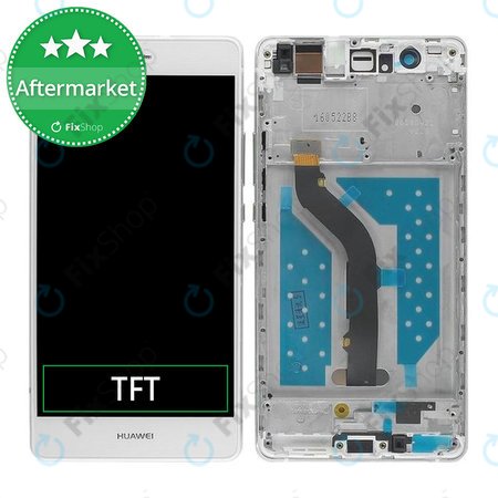 Huawei P9 Lite - Ecran LCD + Sticlă Tactilă + Ramă (White) TFT