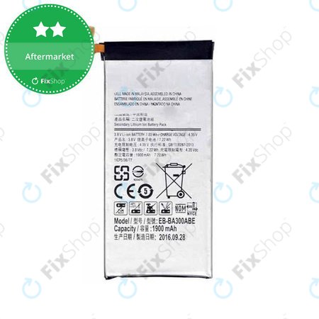 Samsung Galaxy A3 A300F - Baterie EB-BA300ABE 1900mAh